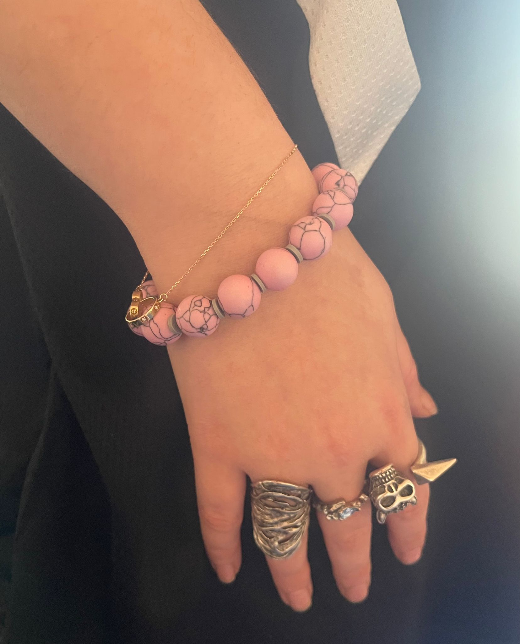 Pink Obsidian Bracelet 3